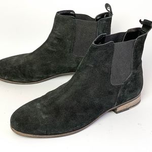 Hawkins McGill Chelsea Boots Suede Size 9 Black